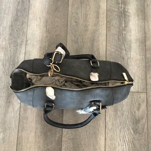 JustFab Grey snakeskin Satchel Bag